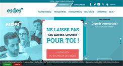 Desktop Screenshot of esdes.fr